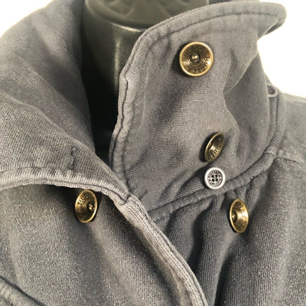 Hurley Sweatshirt Shacket Size Small, Dusty Blue Gray - Picture 4 of 11